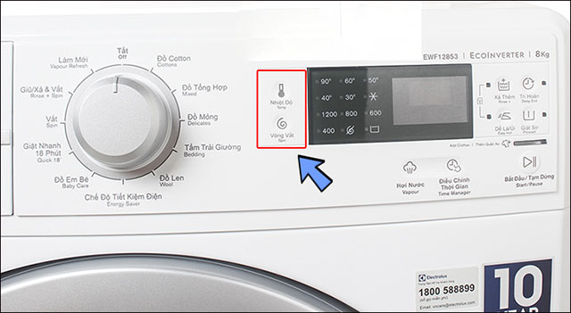Cách khắc phục máy giặt electrolux báo lỗi LOC
