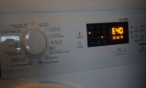 Hiện tượng máy giặt không sáng và nhấp nháy liên tục