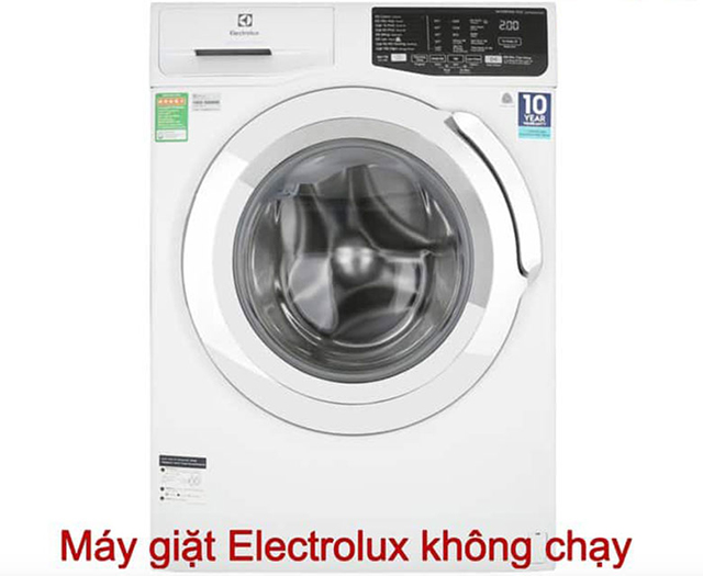 Nguyên nhân máy giặt Electrolux không quay