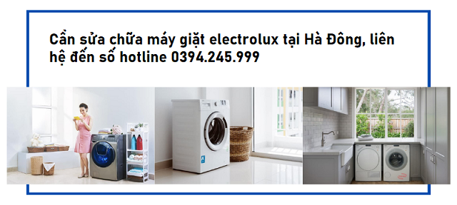 Sửa máy giặt electrolux tại Hà Đông