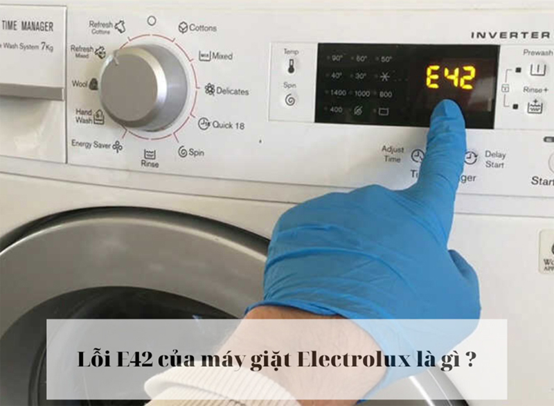 Lỗi E42 của máy giặt Electrolux