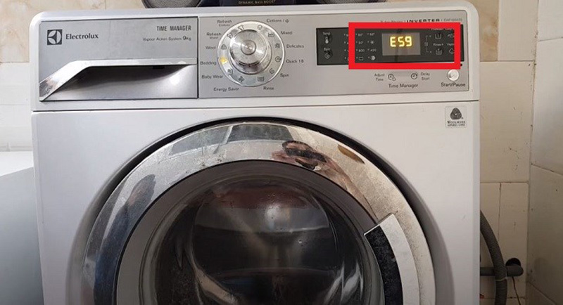 Máy giặt Electrolux báo lỗi E59