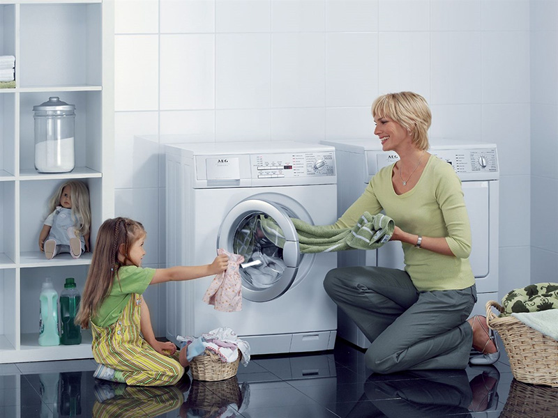 Sử dụng máy giặt Electrolux với tần suất hợp lý