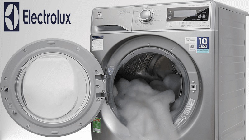 Máy giặt bị lỗi EF2 có thể do bạn sử dụng quá nhiều bột giặt